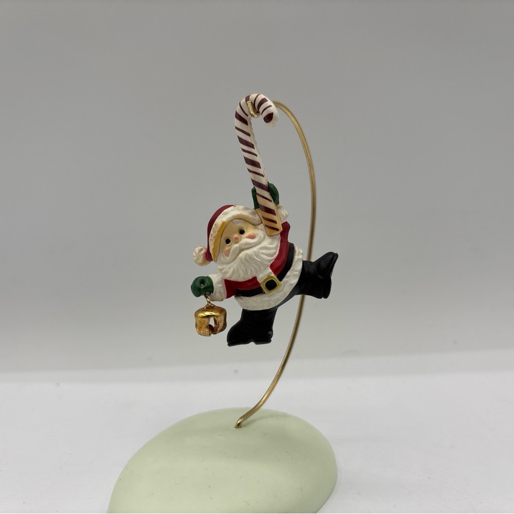 Hallmark Keepsake 1987 Vintage Happy Santa Handcrafted Ornament